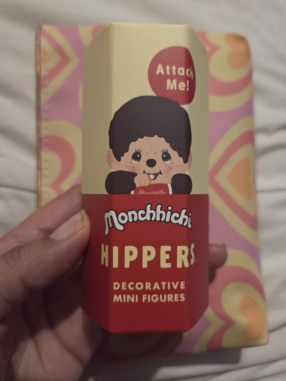 Monchhichi Hippers Decorative Mini Figures - Red & Cream Box